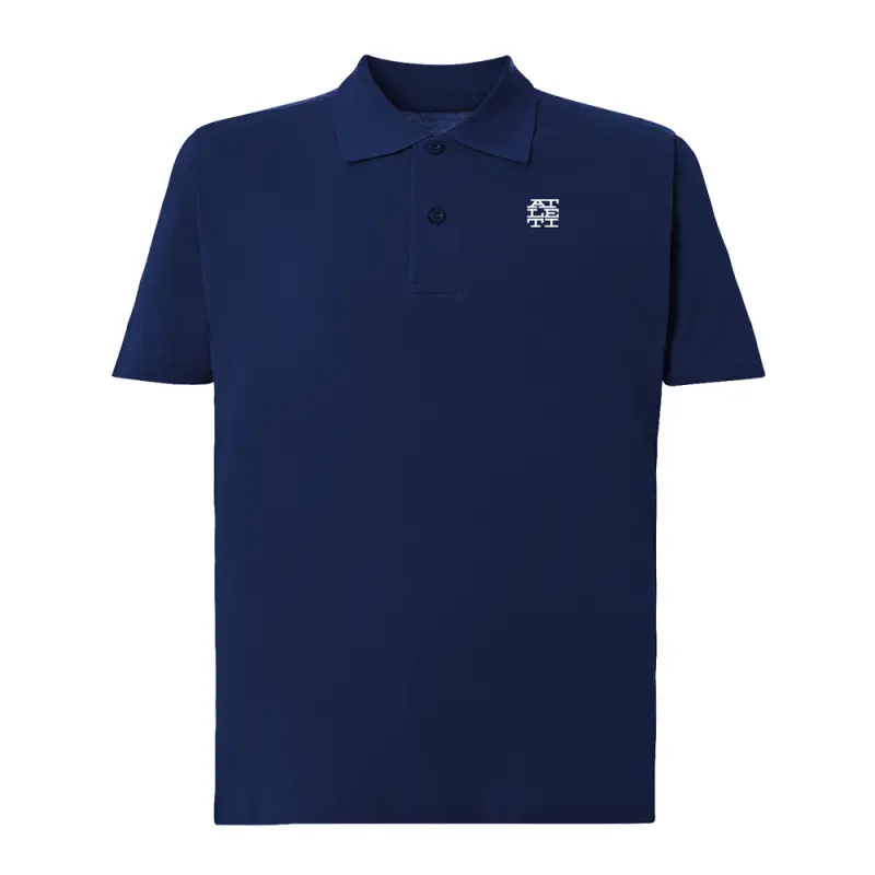 marineblaues-poloshirt-mit-stickerei-fr-erwachsene-23po0097 | Exklusive Kollektion Im Atletico De Madrid Shop