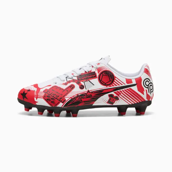puma-christian-pulisic-x-ultra-legacy-fgag-big-kid-allover-print-white-red-black-108775-05 | Exklusive Kollektion Im Atletico De Madrid Shop