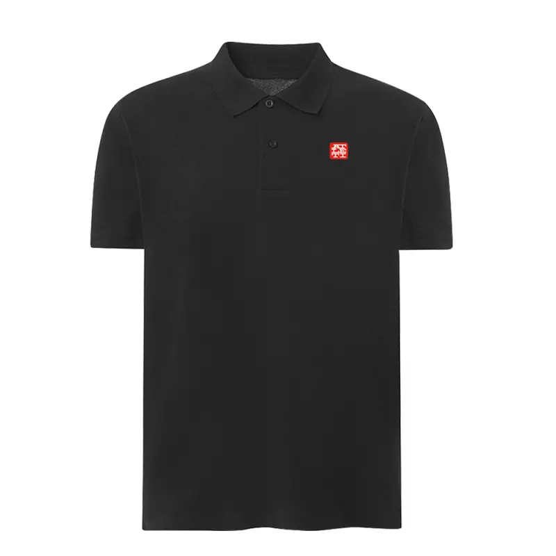 schwarzes-patch-polo-23po0122 | Exklusive Kollektion Im Atletico De Madrid Shop