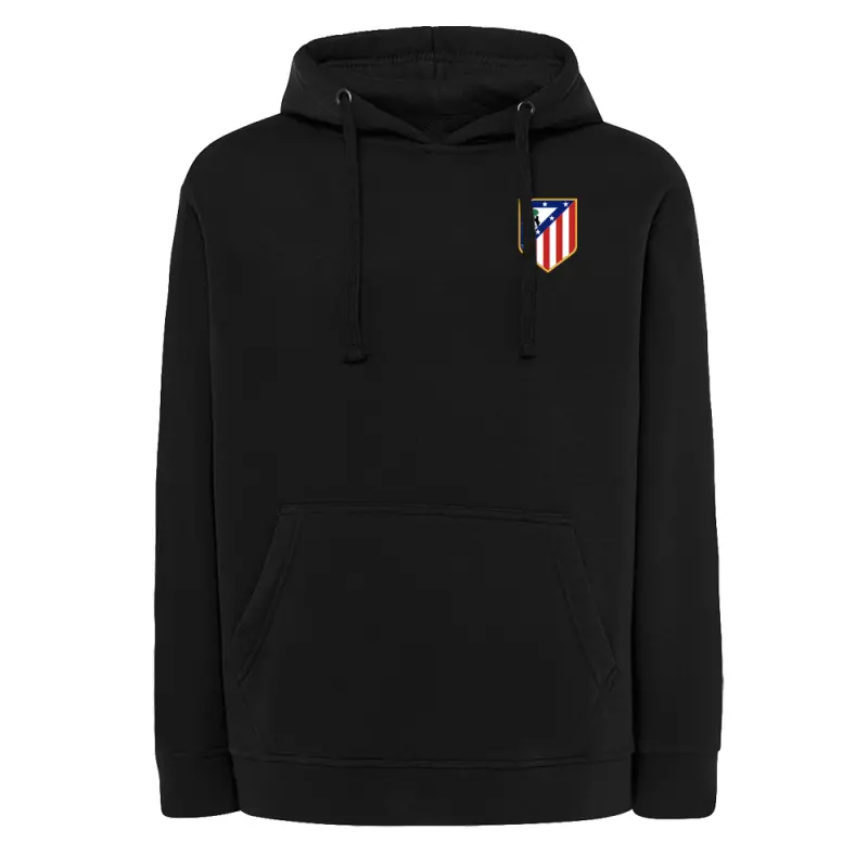 schwarzes-sweatshirt-mit-wappen-von-1947-23sd0205 | Exklusive Kollektion Im Atletico De Madrid Shop